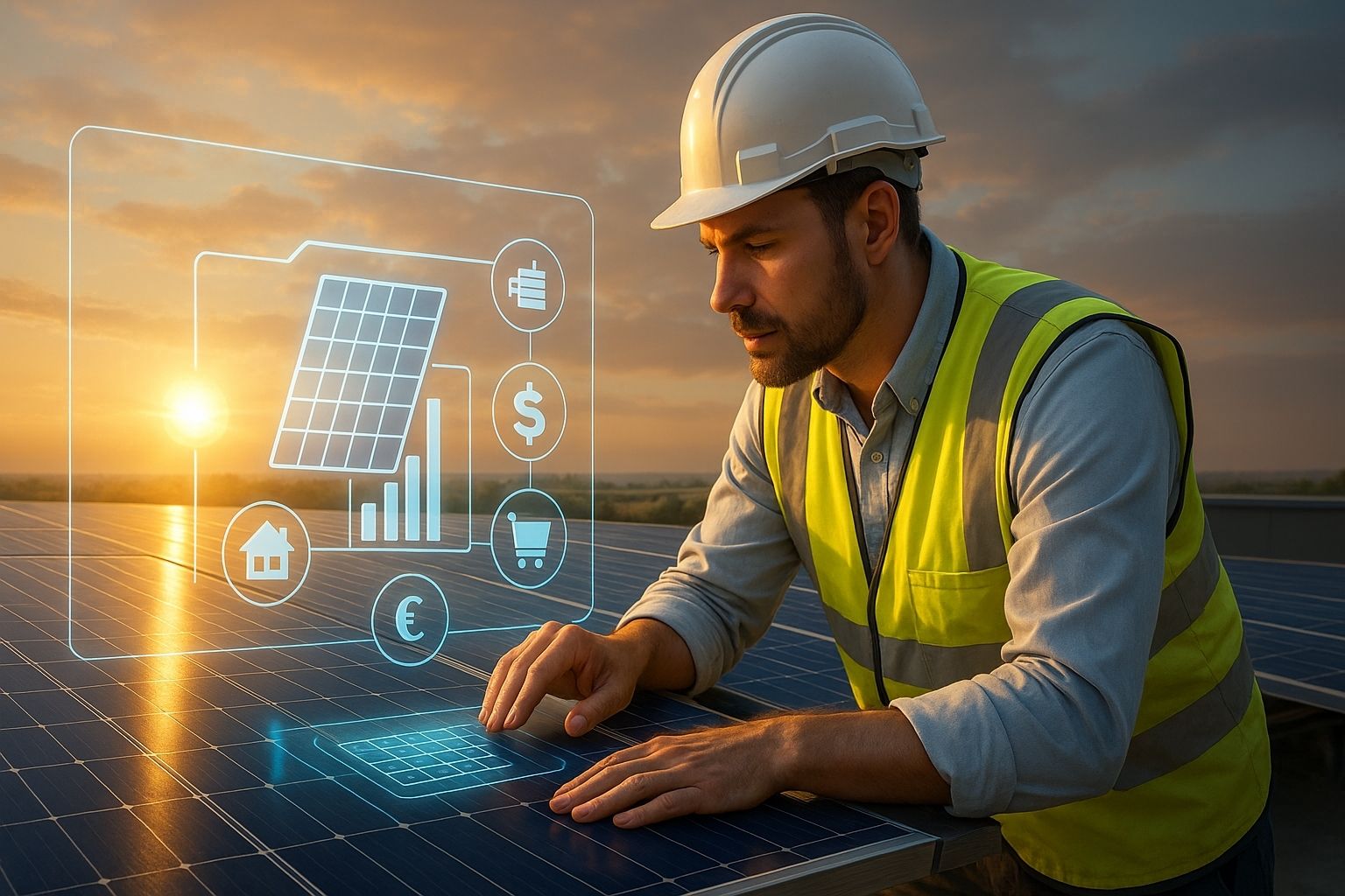 Equipe Artp Solar instalando painéis solares